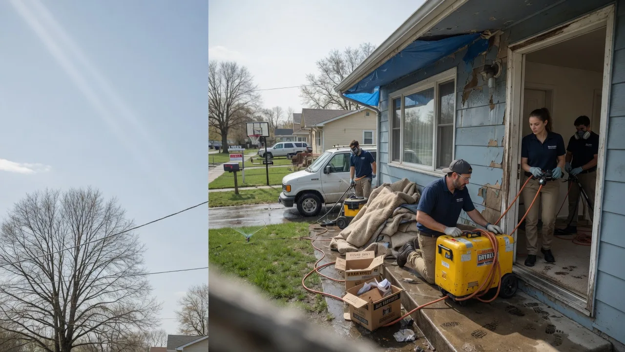Basement Flood Cleanup in Chapin, IL near me